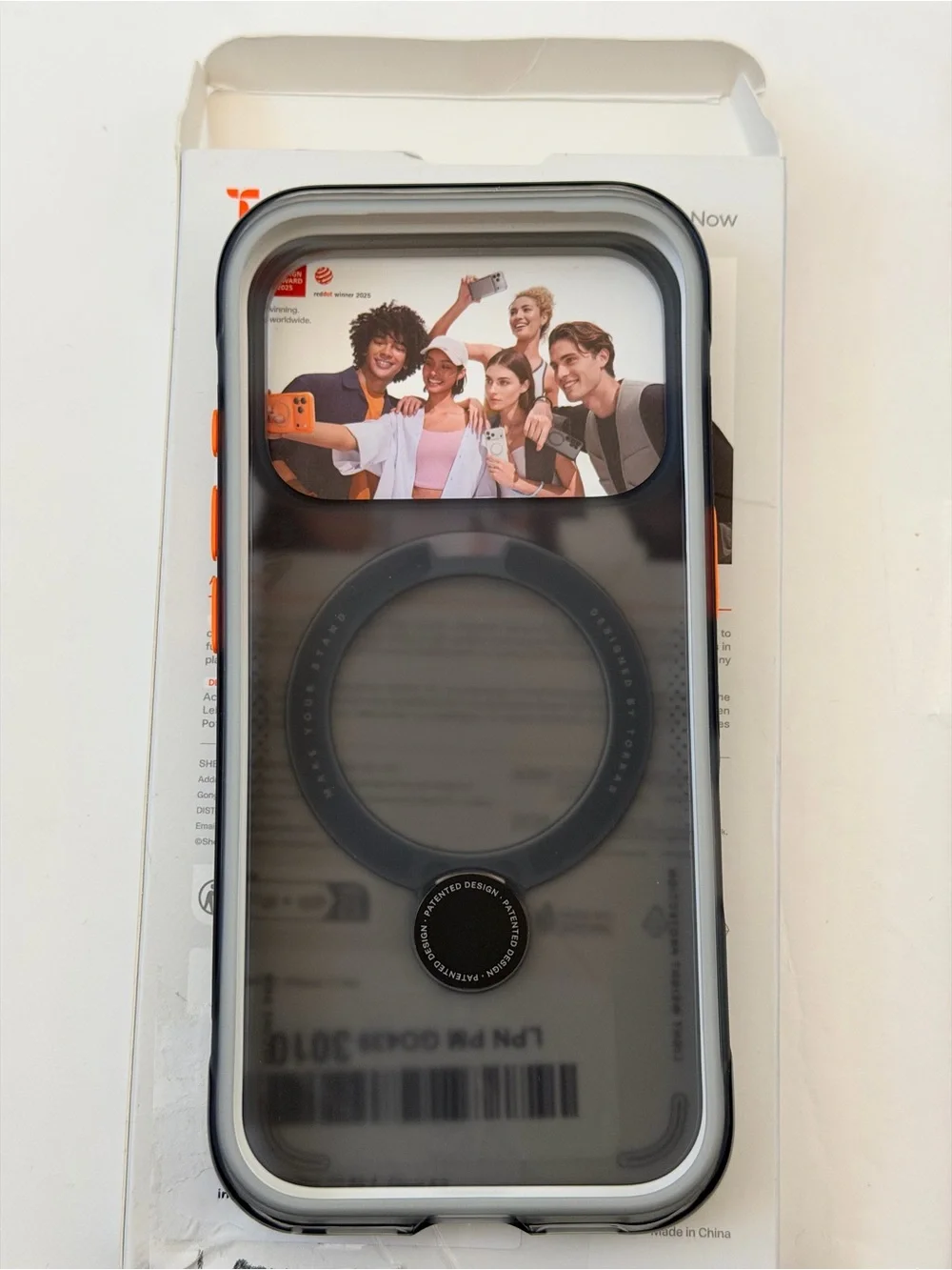 TORRAS Ostand Q3 Air, Shockproof Magnetic Case with 360° Stand, iPhone 17 Pro